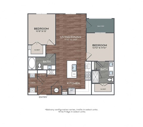 a floor plan of a 2100 sq ft roommates